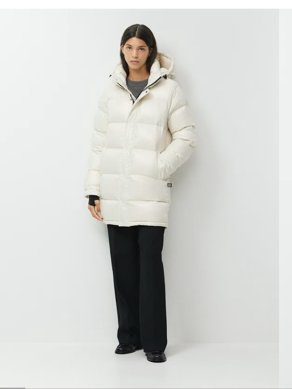 ARITZIA Super Puff Midi Puffer Coat with Hood